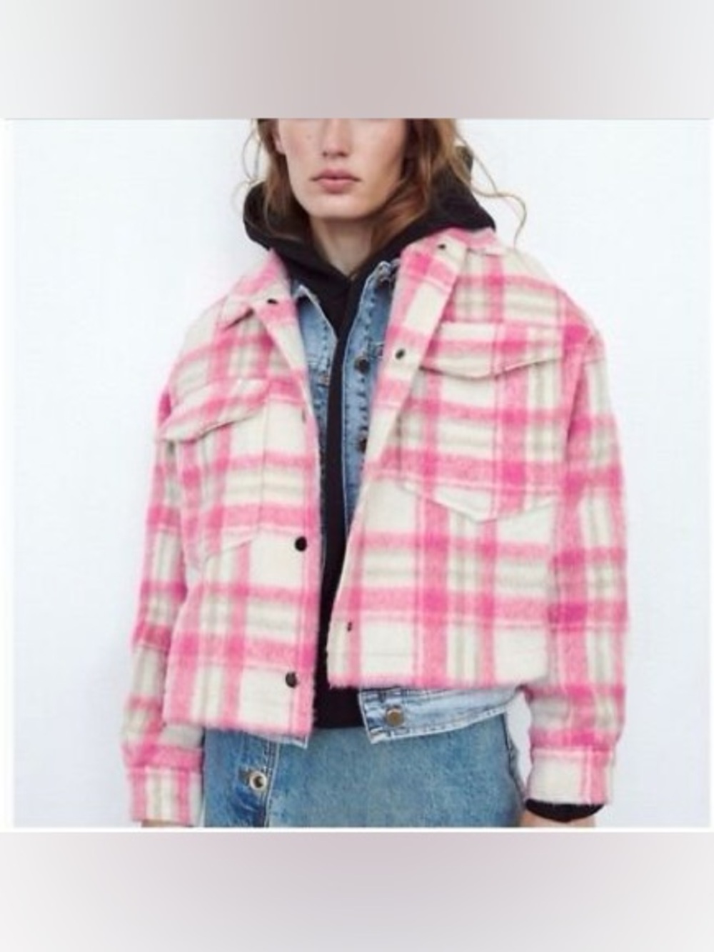 Zara cropped jacket  XS